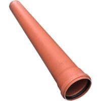 Труба ПВХ для наружной канализации 200 мм х 4.5 мм, длина 5 м